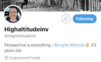 a tweet with a picture of a man with the words perspective is everything